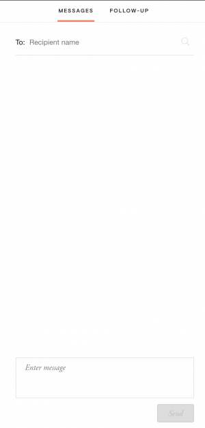 Paperless Post Message Window